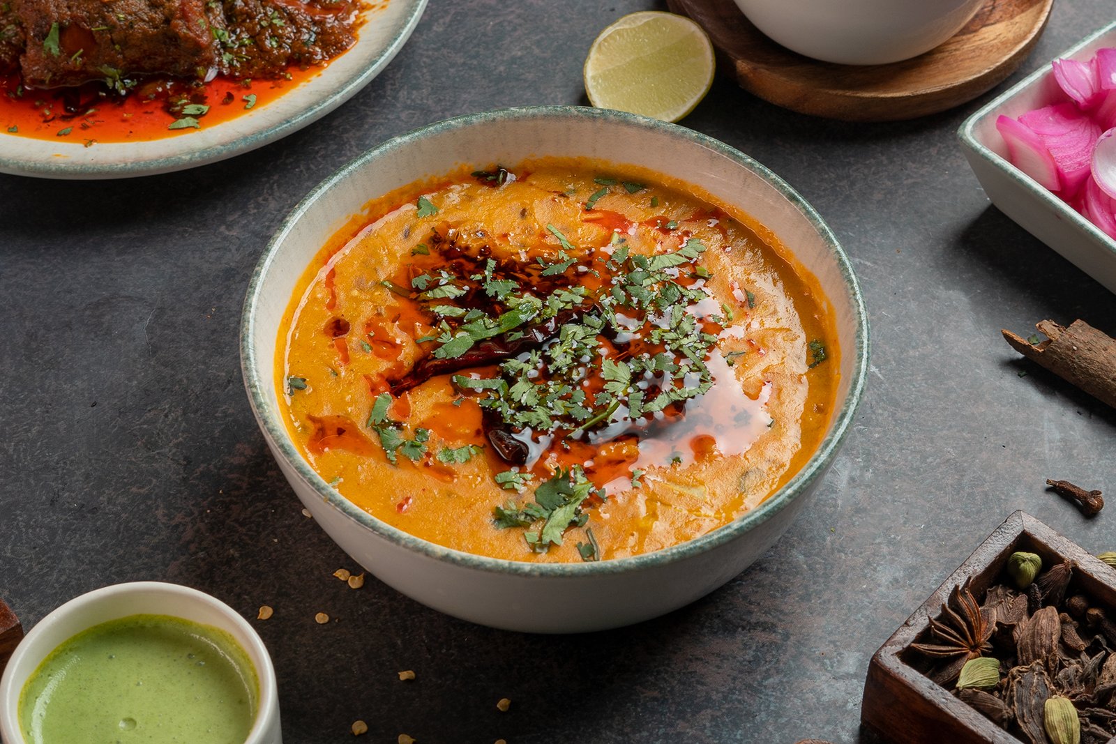 Dal Tadka with Steam Rice